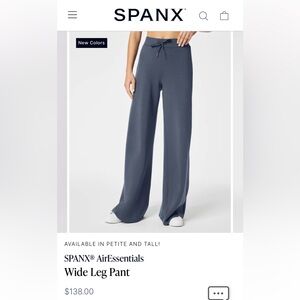 Spanx air essentials wide leg pant